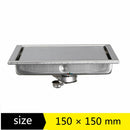 AODEYI Floor Drain Tile Insert Square Floor Waste Grates Bathroom Shower Drain 110 x 110MM And 150x 150MM 304 Stainless Steel