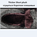 VANCAT, botas para hombre, invierno con piel, 2019, botas cálidas para la nieve, botas de invierno para hombre, zapatos de trabajo, calzado para hombre, zapatos de tobillo de goma a la moda 39-46