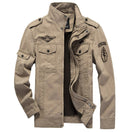 Plus Größe 5XL 6XL Militärjacke Männer Herbst Baumwolle Pilotenjacke Mantel Armee Herren Bomberjacken Frachtflug Winterjacke Männlich