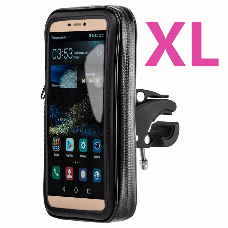 Bike Motor Phone Holder Waterproof Phone Bag Pouch Case Motorcycle Bicycle Handlebar Cellphones GPS Stand for iPhone 12 XXL Bag