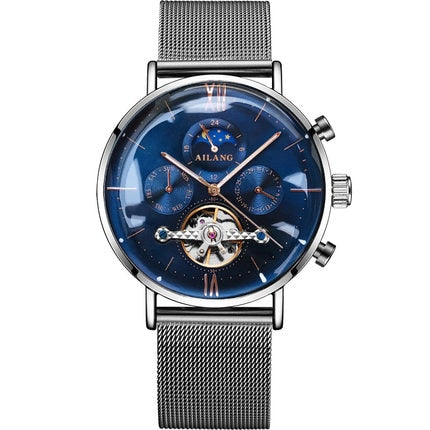 SSS Qualität AILANGHerrenuhr Tourbillon Minimalistische Automatikuhr neuestes Design Getriebe Armbanduhren Diesel mechanische Uhr Herren