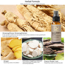 PURC 2pcs Fast Hair Growth Products Sets Nachwachsen Spray Haarpflege Kopfhautbehandlung Ingwerextrakt Verhindern Haarausfall Für Männer Frauen