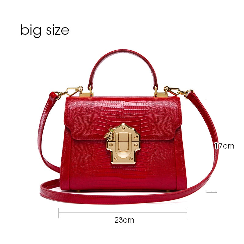 LA FESTIN diseñador Serpentine Lock bolso de cuero partido 2021 nueva moda mujer bolso de hombro de lujo famosa marca Bolsa Crossbody