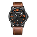 DOM Watch Men Luxury Sport Quartz wristwatch clock Mens Watches Leather Business Waterproof watch Relogio Masculino M-1218BL-1M5