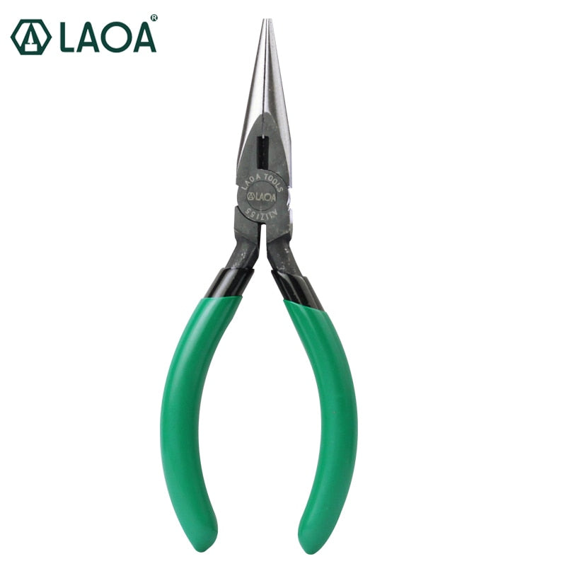 LAOA 5 Inch Mini Pliers Wire Cutter Long Nose Pliers Jewelry Crimping Plier Circlip Hand Tools