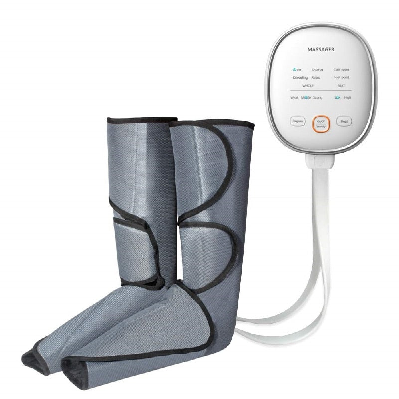 Compresión de aire Pierna Masajeador de pies Vibración Terapia infrarroja Brazo Cintura Envolturas de aire neumáticas 2Modos 2Temp Promueve la relajación de la sangre
