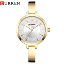CURREN Neue Kreative Design Quarzuhr Frauen Lässige Mode Stilvolle Damen Geschenk Armbanduhr Vintage Uhren Relogio Feminino