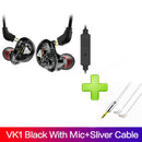 Neuer QKZ VK1 4DD In-Ear-Kopfhörer HIFI DJ Monito Laufsport-Kopfhörer Ohrstöpsel-Kopfhörer-Ohrhörer ZS10 ZS6 fone de ouvido audifonos