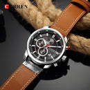 CURREN Mode Datum Quarz Herrenuhren Top-Marke Luxus Herren Uhr Chronograph Sport Herren Armbanduhr Hodinky Relogio Masculino