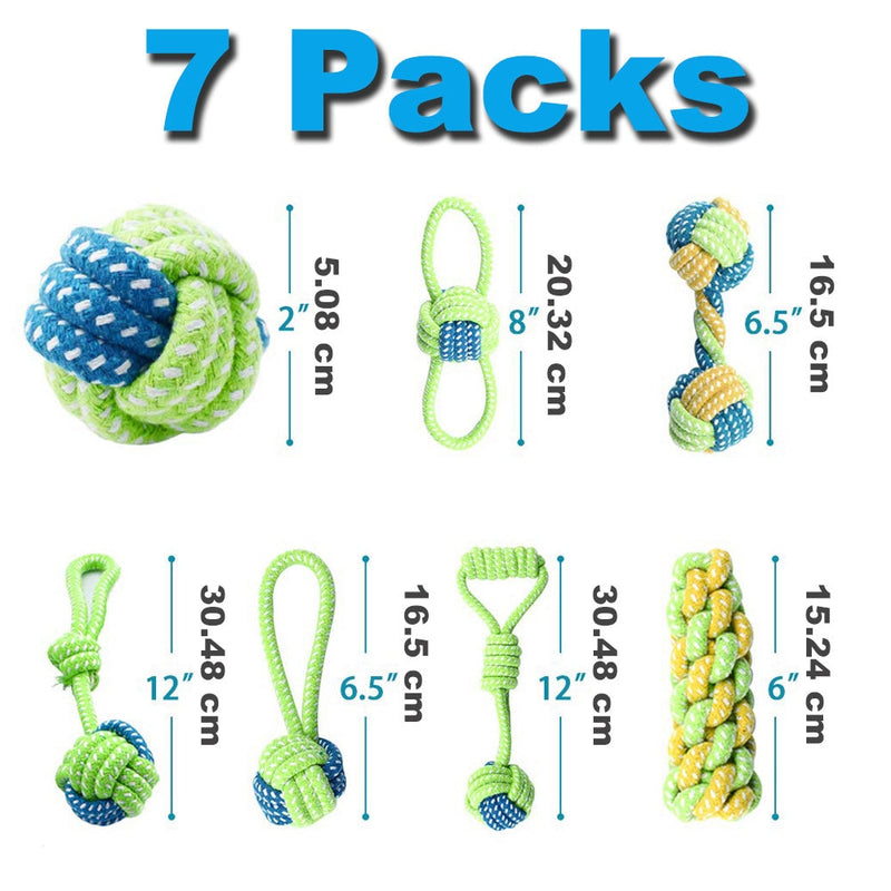 Cotton Rope Dog Interactive Toy  for Large Small Dogs Outdoor Teeth Clean Durable Dog Chew Ball Toys Labrador Juguete para Perro