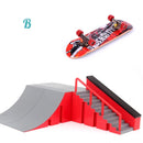 1pc Mini Skateboard Spielzeug Skate Park für TechDeck Fingerboard Skateboard Rampen Fingerboard Ultimate Park Training Board