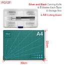 Juego de cuchillos y tablas de cortar profesionales de alta calidad, herramientas manuales para papel, escultura de madera, modelo de borrador, cuchillos afilados