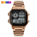 SKMEI 1335 Digital Watches For Mens 2 Time Chrono Men Wristwatches Fashion Sport Male Watch Clock Retro reloj hombre