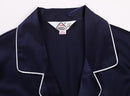Conjunto de pijama clásico 100% de seda pura para mujer, camisón ML XL YM007