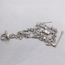 Brautarmbänder Hochzeit Zubehör Handketten Armband Frauen Strass Schmuck Brautjungfer Armbänder &amp; Armreifen