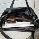 Beiläufige große Einkaufstaschen-Frauen-Art- und Weiseniet-Umhängetasche Designer-weiche Pu-Leder-Handtaschen-Damen-große tägliche Einkaufstaschen weiblich