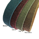 4 Stück 40 * 740 mm Vlies-Nylon-Schleifband grob bis fein