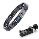 Rainso Bio Energy Titan Armband Armreif Magnetisch Gesundheitspflege Schmerzlinderung Armbänder Für Männer Freundschaft Schmuck Mode