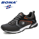 BONA, zapatillas para correr para hombre, zapatillas transpirables ligeras a la moda para exteriores, zapatillas deportivas con cordones para hombre, zapatillas para caminar y trotar, cómodas para hombre