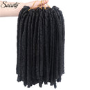 Saisity 14'' faux locs Häkelhaar weiche und leichte Dreadlocks Häkelzöpfe synthetische Häkelhaarverlängerungen 15 Strähnen/Packung