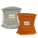 Ohbabyka 2er-Pack Stoffwindel für Haustiere, männliche Hunde, physiologische Hygiene, Hundeshorts, Unterwäsche, Hose für Hunde, Windelüberzug