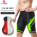 X-TIGER Radhose Coolmax 5D Gel Pad Stoßfest MTB Rennrad Trägerhose Ropa Ciclismo Fahrradhose für Herren