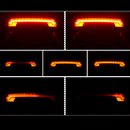 ROCKBROS Fahrradrücklicht USB wiederaufladbar kabellos wasserdicht MTB Sicherheit Intelligente Fernbedienung Blinker Fahrradlicht Lampe