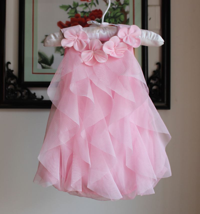 Flowers Kids Girls Dress Toddler Infant Party Summer Chiffon Dresses Princess Baby Clothing 2 Years