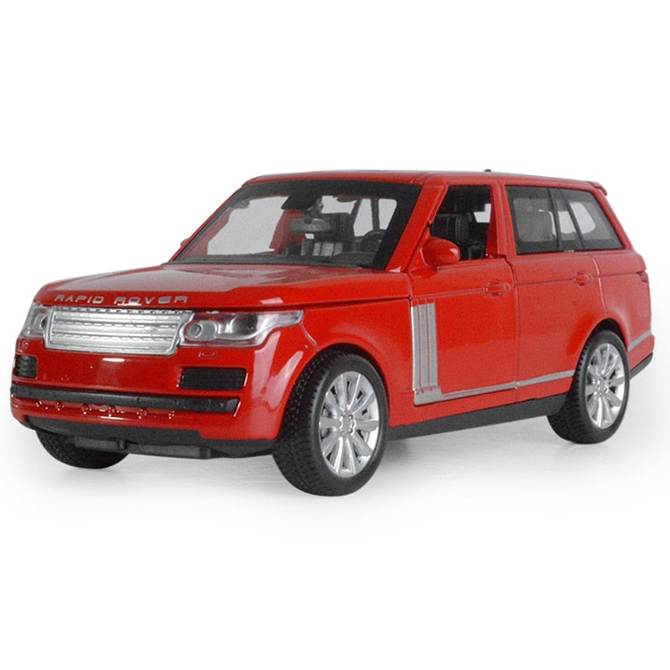 1:32 coche de juguete Range Rover SUV Metal juguete aleación coche Diecast y vehículos de juguete modelo de coche escala en miniatura modelo coche juguetes para niños
