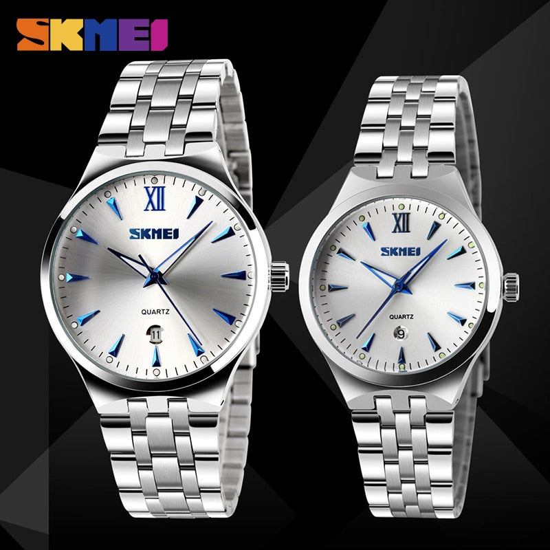 SKMEI Mode Damen Sportuhren Frauen Quarzuhr 3Bar Wasserdichte Weibliche Armbanduhren Kalender Relogio Feminino Uhr 9071