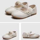 1 2 3 4 5 6 7T Neue Baby Mädchen Lederschuhe Blume Kinder Schuhe Prinzessin Cocktail Party Schuhe Für Baby Mädchen Hochzeitskleid Schuhe