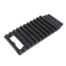 2 cadenas antideslizantes multiusos para coche, almohadillas para neumáticos de paso de arena, rascador de hielo para coche, pala para nieve, rueda de neumático de invierno, almohadilla antideslizante para cinturón