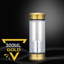 Glaswasserflasche mit losem Blatt-Teesieb Tee-Ei Doppelwandige Glasflasche Frei zerlegbare Thermoskanne 300ML 400ML