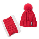 Neue Frauen Warm Dicken Hut Mode Winter Hüte Für Frau Fügen Sie Pelz Gefüttert Strickmütze Buchstabe B Beanie Hut Mädchen Bommel Strickmütze