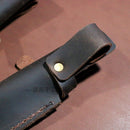 10-18cm Maßgeschneiderte handgemachte manuelle erste Schicht Crazy Horse Rindsleder Obstmesserscheide, Scheide Kochmesser Hülle