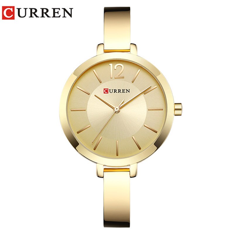 CURREN Neue Kreative Design Quarzuhr Frauen Lässige Mode Stilvolle Damen Geschenk Armbanduhr Vintage Uhren Relogio Feminino