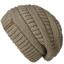 FURTALK Beanie Winter Hats for Women Knitted Slouchy Beanie Hat with Velvet Ladies Warm Winter Cap Korean Red Black Yellow Cap