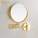 8" Round Magnifying Mirror Double Side 3x to 1x  Bathroom Make Up Mirror Wall Mount 3D71921