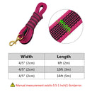 Long Dog Leash Nylon Non-slip Dog Tracking Lead Leash For Medium Large Dogs Walking Training 2m 3m 5m