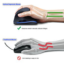 Lefon Vertical Wireless Mouse Game Wiederaufladbare Ergonomische Maus RGB Optische USB-Mäuse Für Windows Mac 2400 DPI 2.4G Für PUBG LOL