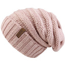 FURTALK Sombrero de punto de invierno Sombrero de mujer Gorro holgado para niñas Skullies Cap A047