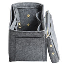 Passend für Keepall 45 50 55 60 Insert Organizer Geldbörse Handtasche Bag in Bag-3MM Premium-Filz (handgefertigt/20 Farben) mit abnehmbarer Reißverschlusstasche