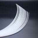 100 STÜCKE Kunststoff Leerkettenband Schraubenband Leerschraubenband für Auto Feed Schraubendreherband Leerstreifen 50 Löcher