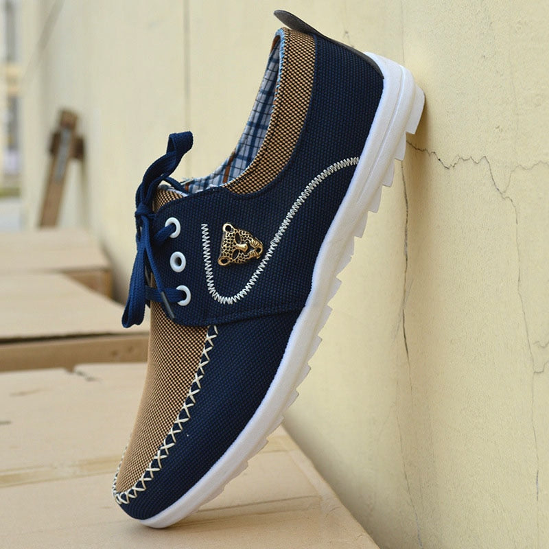 Men Casual Shoes Fashion Style Student Big Size 47 48 Canvas Shoes Men Flat Walking Driving Footwear Light Sneakers Wholesales