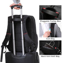 Mochila para ordenador portátil Kingsons de 15 "y 17", mochilas para ordenador con carga USB externa, bolsas impermeables antirrobo para hombres y mujeres