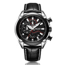 MEGIR Military Sportuhr Herren Top-Marke Luxus Leder Army Quarzuhr Herren Creative Chronograph Relogio Masculino