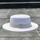 Frühlings-Sommer-neuer Retro-Gold geflochtener Flachkopf-Strohhut-Dame Wide Eaves Sonnenschutz-Sonnenhut-Diamant-Kappe 2019 Heiß