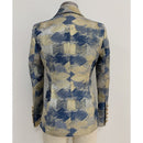 HOCHWERTIGE neue Art und Weise 2022 Designer-Blazer-Jacken-Frauen Löwe-Metallknöpfe zweireihige Farben, die Jacquard-Blazer malen