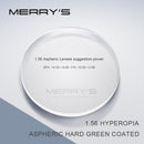 MERRYS DESIGN Männer Legierung Brillengestell Männer Quadratisch Halb Optische Ultraleicht Myopie Hyperopie Korrektionsbrille S2102