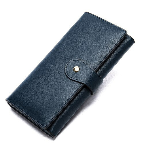 WESTAL Women&#39;s Wallet Luxury Genuine Leather Female Wallet Women&#39;s Purse Leather Womens Purses Coins and Card Wallets Clutch Bag